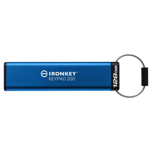 [06000995] Clé 128Go Ironkey Keypad 200