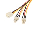 Doubleur Alimentation pour ventilateur 3 pins 30cm