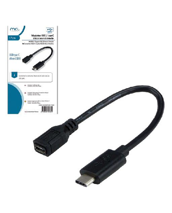 [02300021] Adaptateur USB-C / Micro-USB B Femelle
