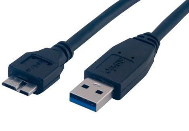[03000731] Câble USB-A/Micro-USB B 3.0 mâle/mâle - 1,80m