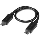 Câble USB OTG Micro USB vers Micro USB - 20cm