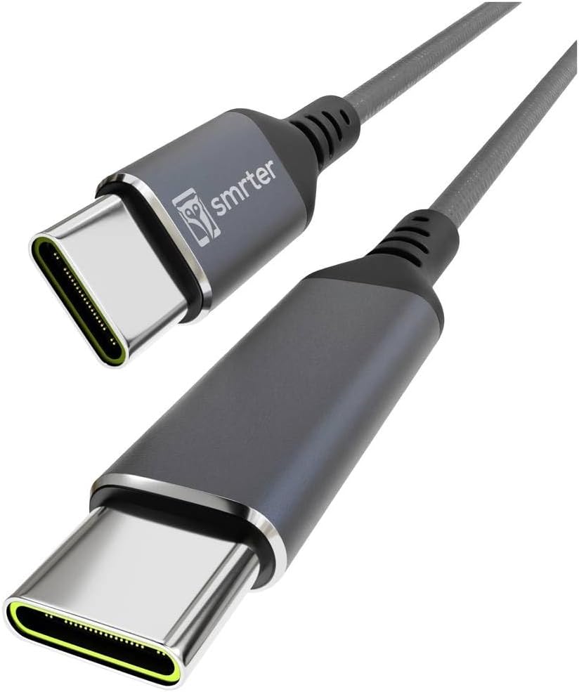 Câble USB-C mâle/mâle - 1m - Anthracite