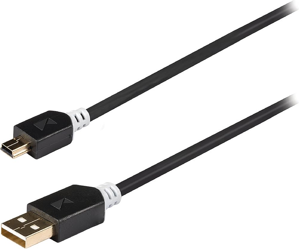 Câble USB-A/Mini USB mâle/mâle - 3m - Anthracite