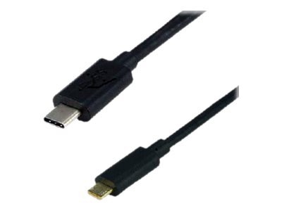 Câble USB-C/Micro USB-B mâle/mâle - 1m - Noir