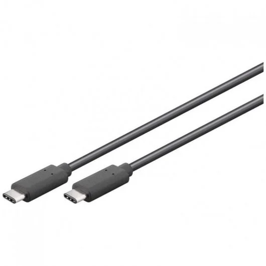 [03001532] Câble USB-C 3.1 mâle/mâle - 1m - Noir#
