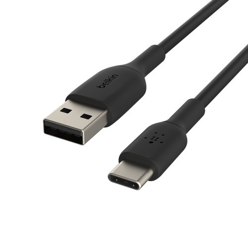 [03001706] USB-A to USB-C Cable 1M Black