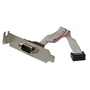 DB9 Male avec plaque support vers IDC 10 Femelle