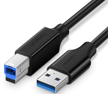 [03003472] Câble USB-A vers USB-B/2m/Noir