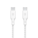 Câble USB-C vers USB-C - 2m - 100W - Blanc