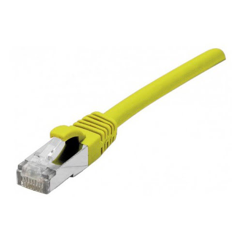 [02600029] Cable Cat.6A S/FTP LS0H jaune Snagless - 0.5m