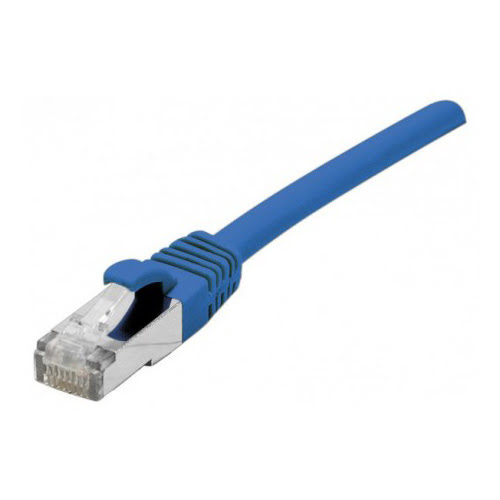 [02600030] Cable Cat.6A S/FTP LS0H Bleu Snagless - 0.5m