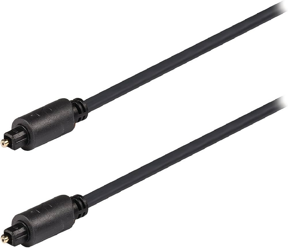 Câble optique Toslink mâle/mâle - 2m - Gris