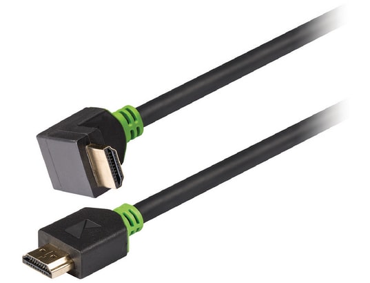 Connecteur HDMI Coudé à 90° 2.00 m Anthracite