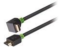 Connecteur HDMI Coudé à 90° 2.00 m Anthracite