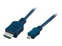 Câble HDMI Highspeed mâle/femelle - 1m