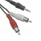 Câble Audio Jack 3.5 vers 2xRCA mâle/mâle - 10m