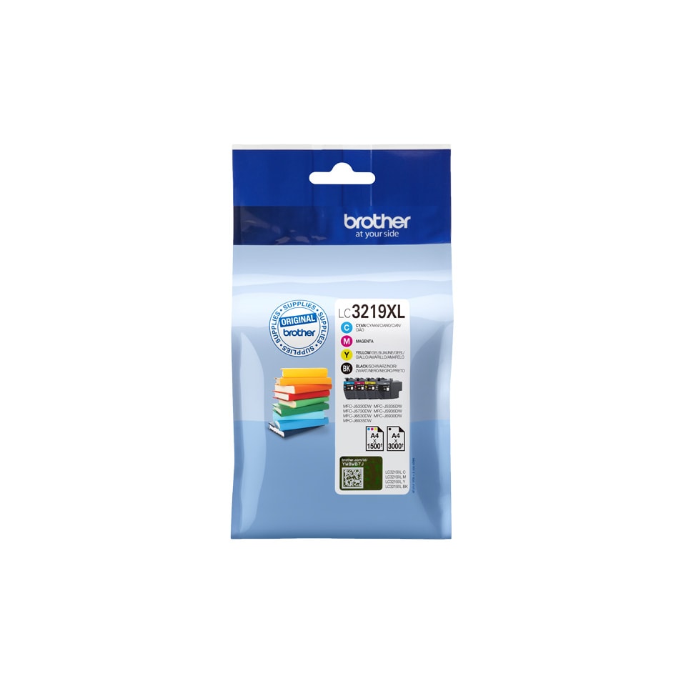 Pack cartouches XL Couleur + Noir - LC3219XLVAL
