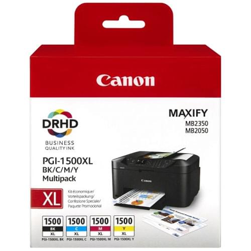 Cartouche PGI-1500XL BK,C,M,Y - Pack 4 couleurs
