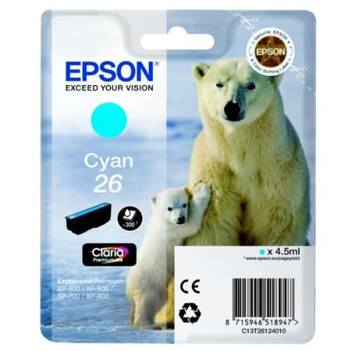 Cartouche d'encre Cyan 26 - T2612