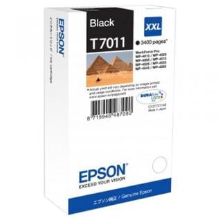 Cartouche d'encre Noire XXL T7011 - 3400p