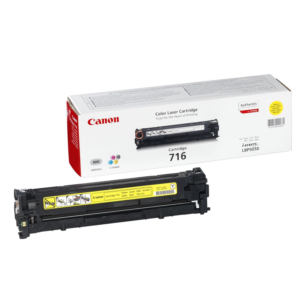 Toner CRG 716 Jaune - 1977B002