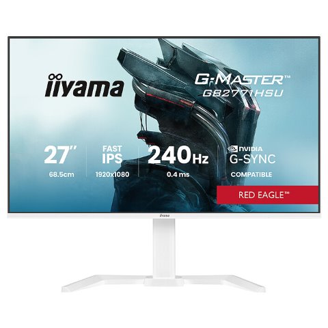 [04006336] 27" FHD/240Hz/Fast IPS/0.4ms/Pivot/G-SYNC/Blanc