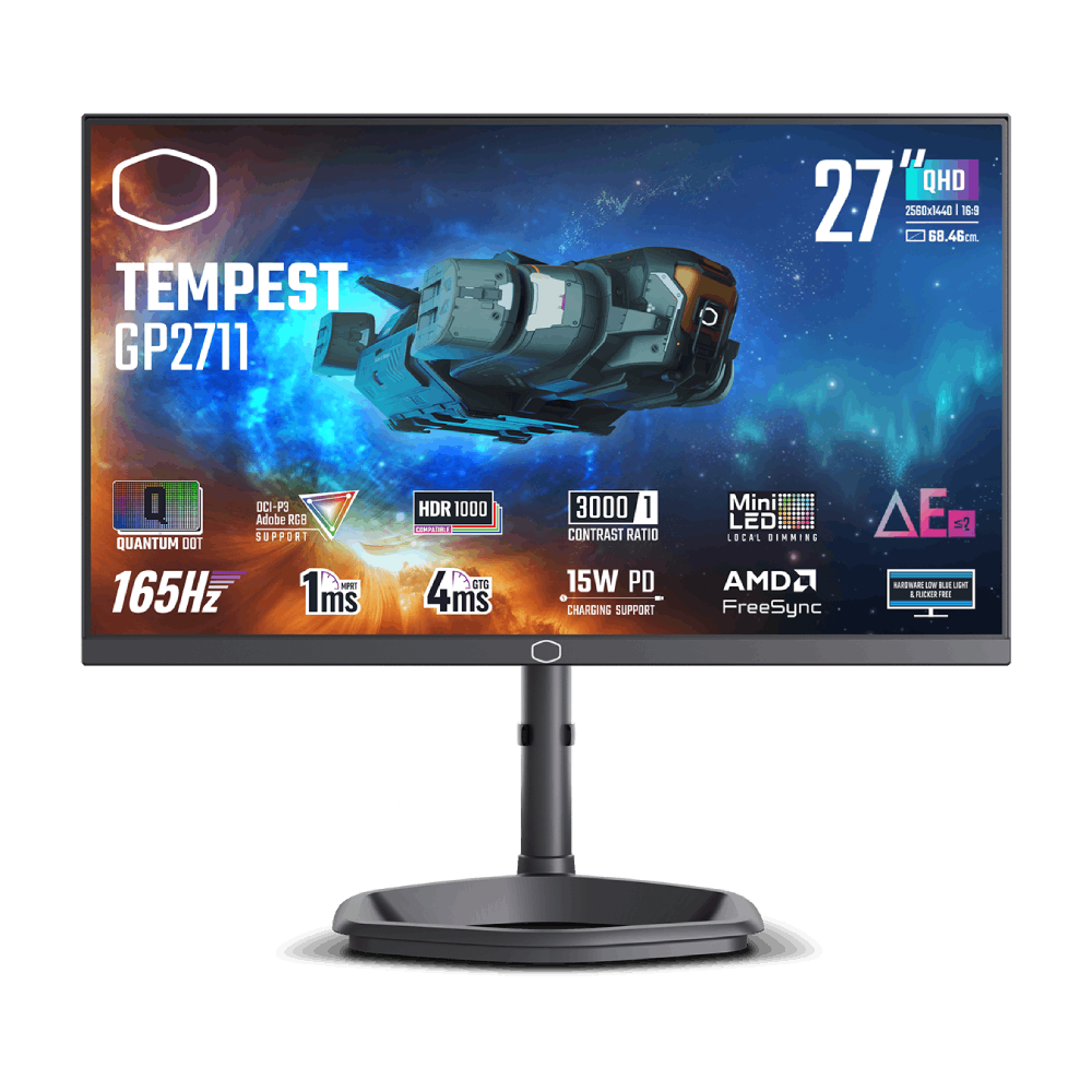 [06203616] GP2711 27" QHD 165Hz/MiniLED VA/HDR/USB-C/KVM/FS