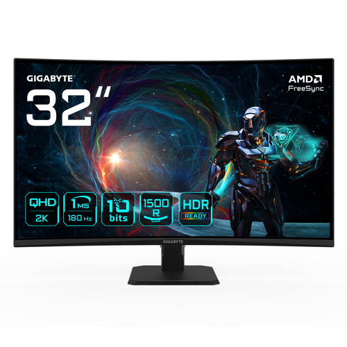 [06204216] GS32QCA 32" CURVE/QHD/180Hz/VA/1ms/Adapt Sync