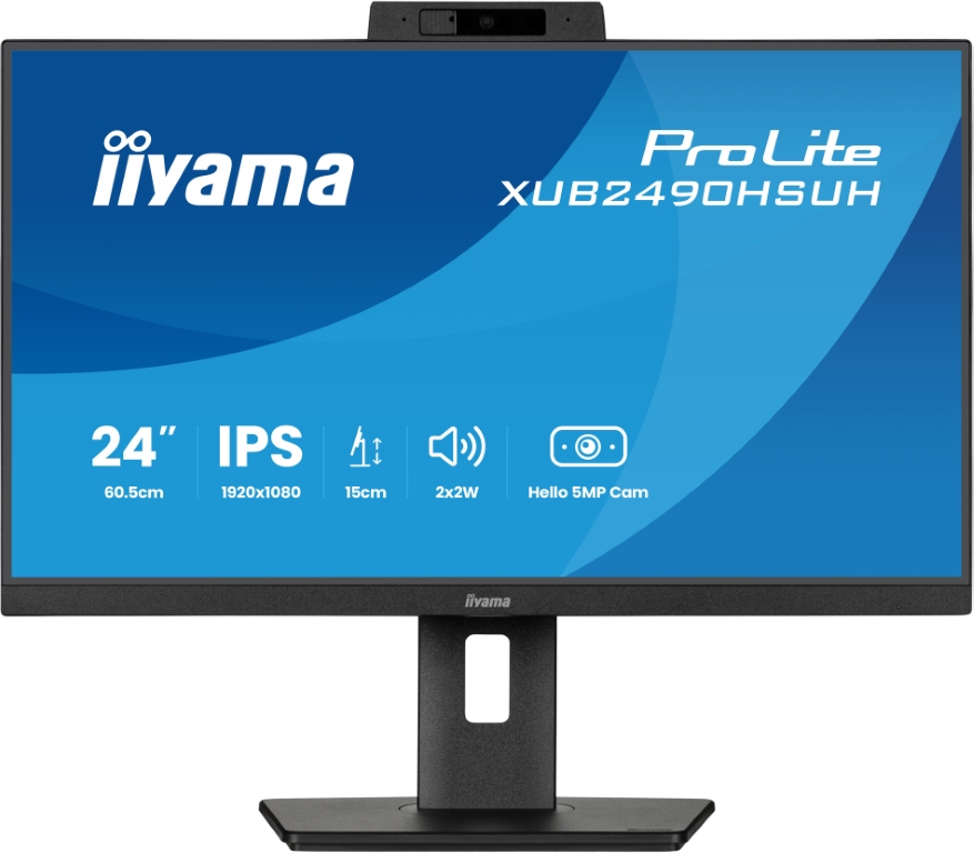 XUB2490HSUH-B2 24"FHD/100Hz/IPS/WEBCAM/HP/Pivot