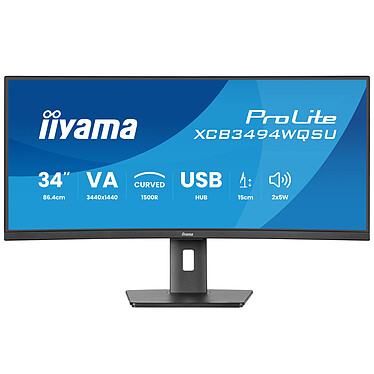 XCB3494WQSU-B1 34"CURVE/120Hz/VA/0,4ms/FreeSyn