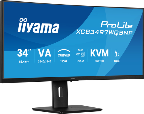 XCB3497WQSNP-B1 34"CURVE/120Hz/VA/0,4ms/USB-C/KVMP