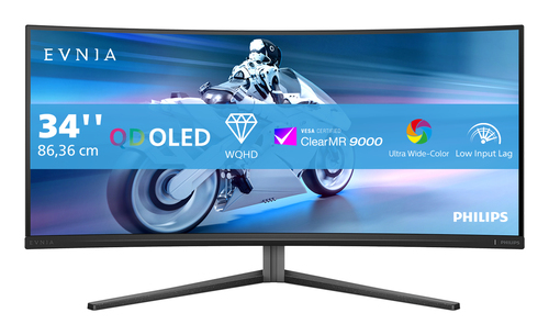 Evnia 34"CURVE QD-OLED WQHD 175Hz/0,03ms/Ambiglow