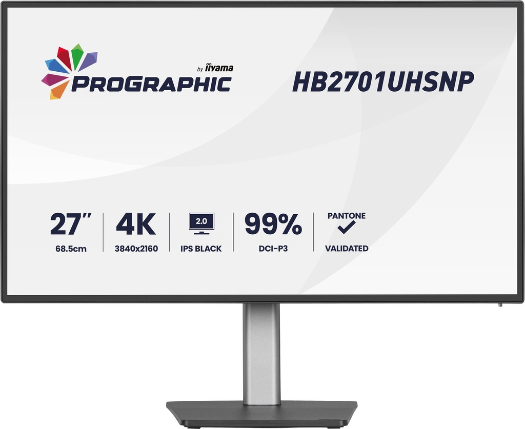ProGraphic 27" 4K/IPS Black/99% DCI P3/USB-C Dock