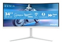 Evnia 34"CURVE UWQHD/180Hz/Fast VA/Ambiglow/Blanc