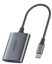 Lecteur USB-C vers cartes SD/MicroSD/512G/Gris