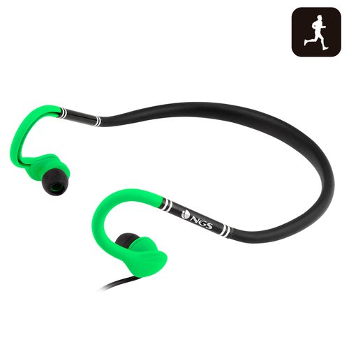 [07300248] Ecouteur Cougar - Filaire - Vert