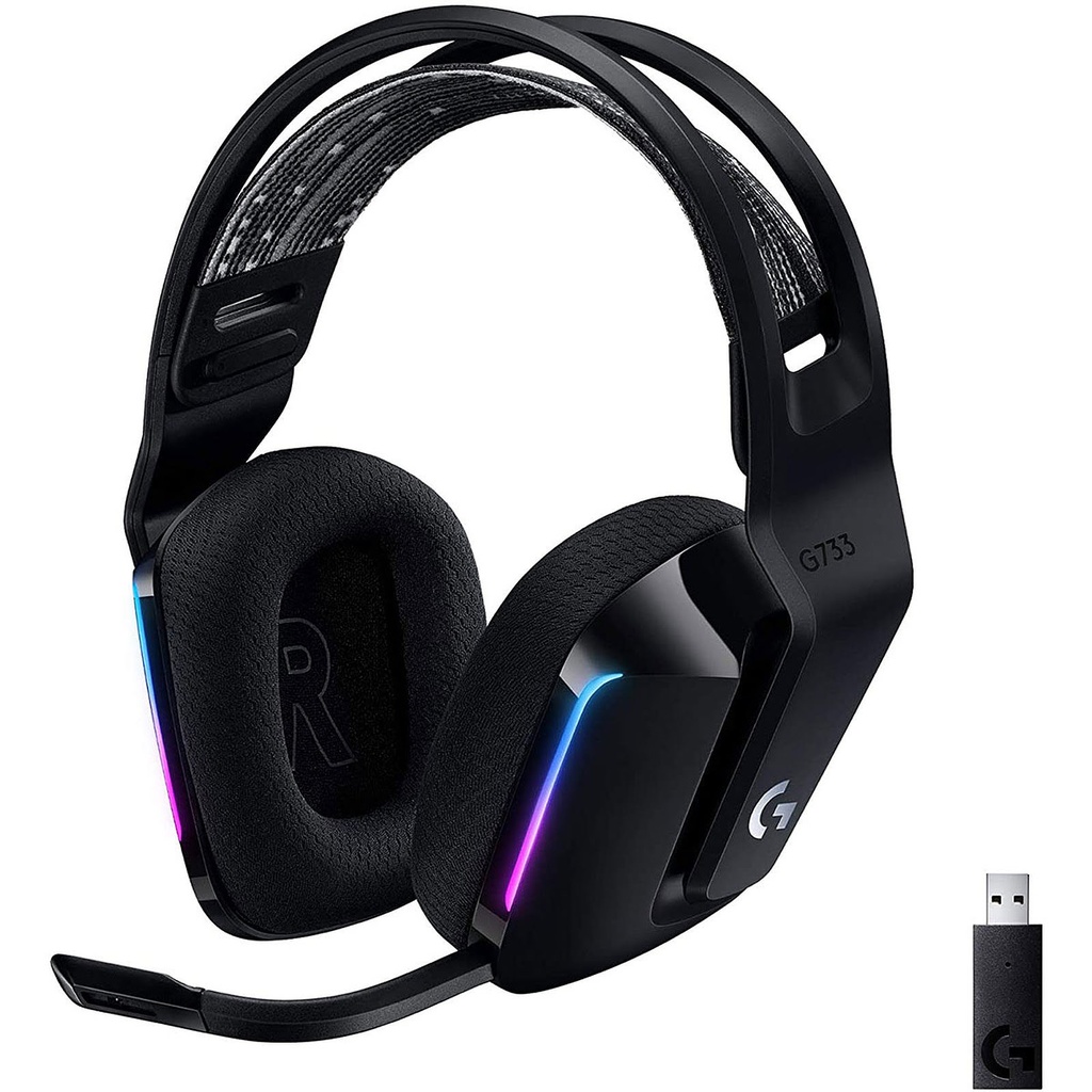 [07300277] G733 LightSpeed RGB - Noir/Sans Fil