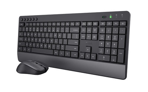 [07200097] Trezo - Clavier/Souris/Noir/Sans fil