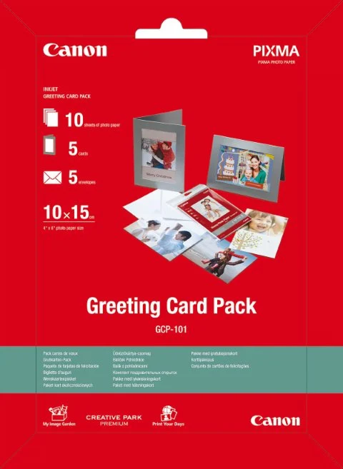 [06400006] Pack de 10 cartes de vœux 10x15cm GCP-101