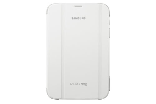 [81865] Book Cover Galaxy Note 8" Blanc#