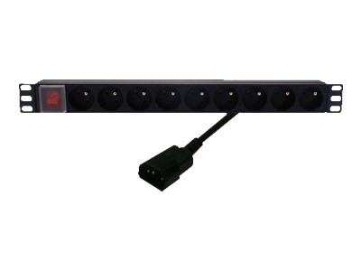 [03100057] Réglette électrique rackable 9 prises + terre 16A