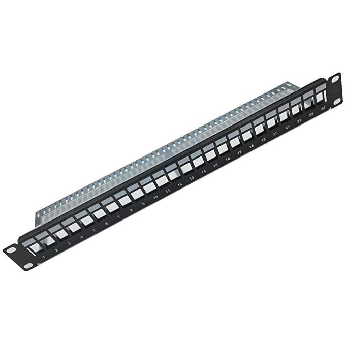 [06900060] Panneau de brassage rack 19' 24 ports - 1U