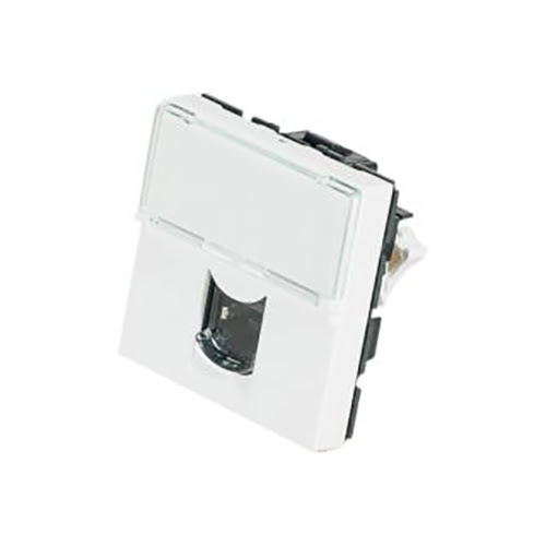 Plastron Mosaic 45x45 RJ45 Cat.6