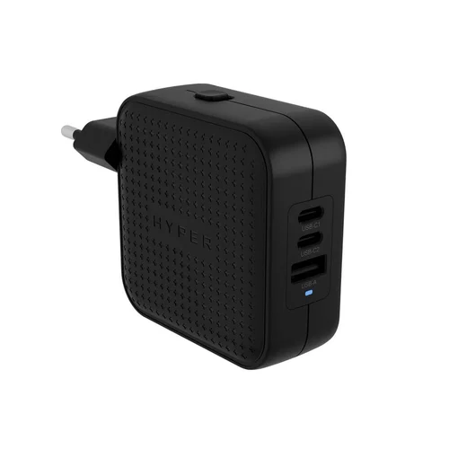 HyperJuice chargeur voyage 3 ports/70W/Noir