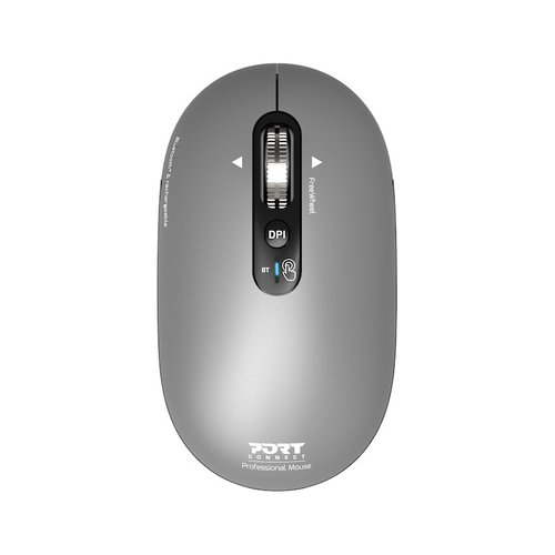 Pure mac - Sans fil/Bluetooth rechargeable - Gris