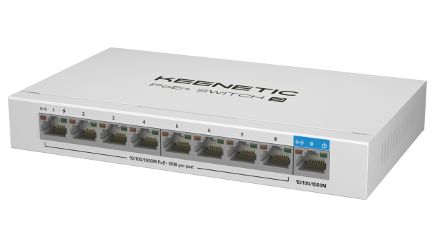 [01705330] 9 Ports 10/100/1000 - 8 ports PoE + - KN-4710-01-E