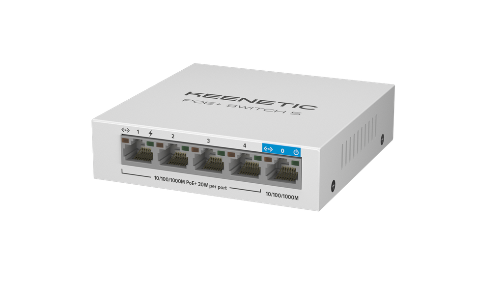 [01705331] 5 Ports 10/100/1000 - 4 Ports PoE+ - KN-4610-01-EU