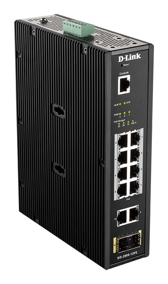 [01800841] 8 Ports PoE Gigabit + 2 Ports SFP - Manageable