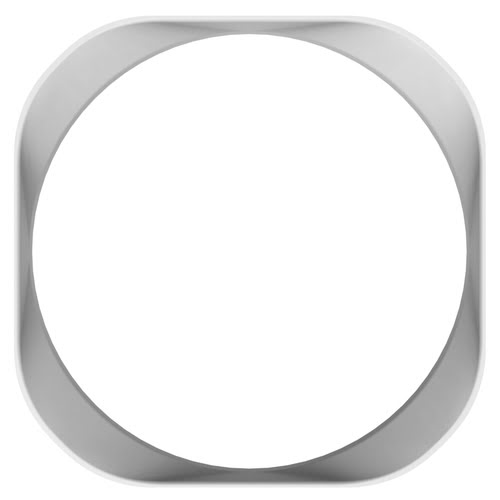 [05800033] Garniture pour ventilateur 120mm - Blanc