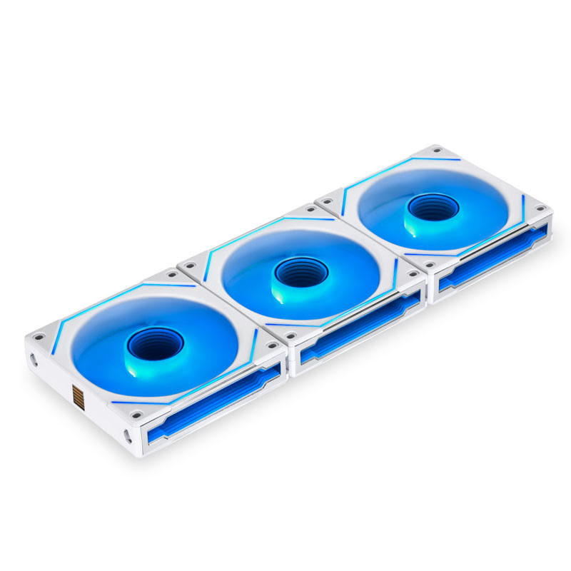 [05800746] UNI FAN INFINITY SL120 RGB - Blanc Pack de 3 +CTRL